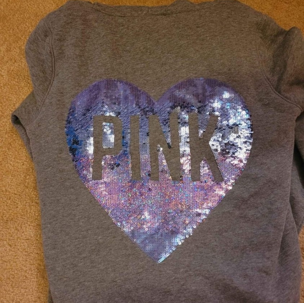 PINK fur lined hoody
